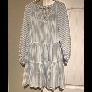 H&M pinstripe dress